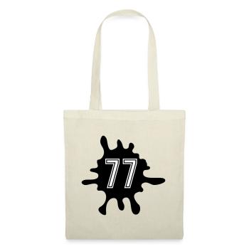 Nombre de Blobs 77 - Sac en tissu - rouge - Devant