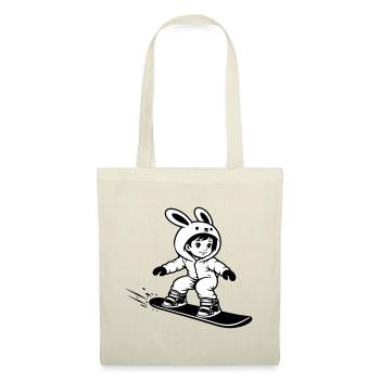Snowboard Bunny - Stoffbeutel - Rot - Vorne