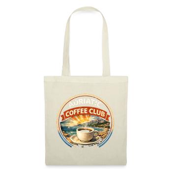 Croatia Adriatic Coffee Club Retro Logo - Tote Bag - red - Front