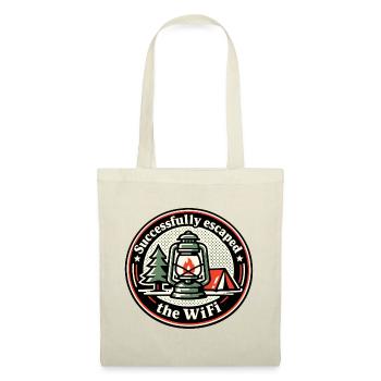 Campfire instead of Wi-Fi - Tote Bag - red - Front