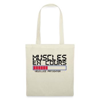 muscles en cours citation - Sac en tissu - rouge - Devant