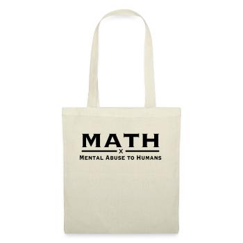 math - Stoffbeutel - Rot - Vorne