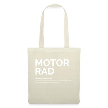 Motorrad - Stoffbeutel - Rot - Vorne