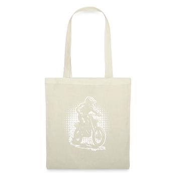 Classic motocross motif - Tote Bag - red - Front