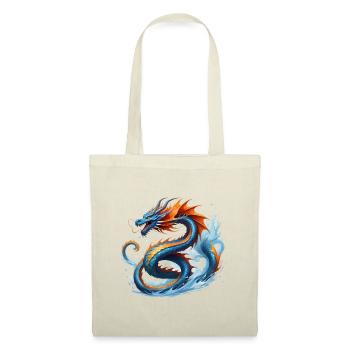 Dragon Blue-Orange Dragonstorm - Tote Bag - red - Front