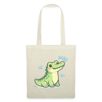 Crocodile water fun - Tote Bag - red - Front