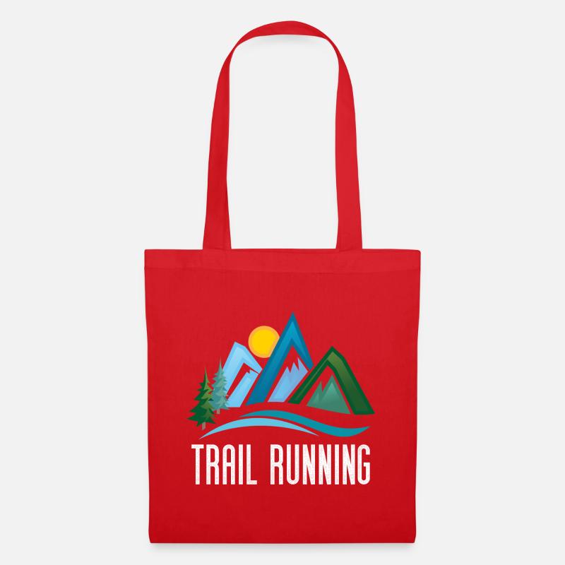 Trailrunning - Stoffbeutel - Rot