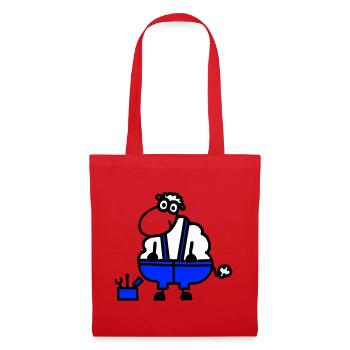 Mouton d’artisan, héros du travail - Sac en tissu - rouge - Devant