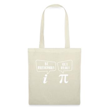 Be Rational Get Real - Pi Day Math Lover Science - Tote Bag - red - Front
