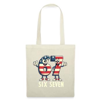 US Flag 67 Memes Six Seven - Tote Bag - red - Front