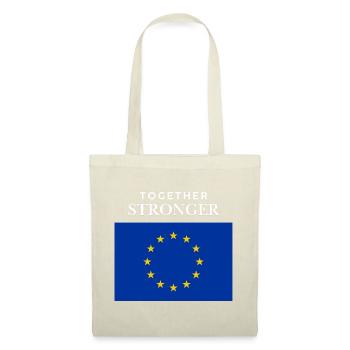 Stronger together EU flag - Tote Bag - red - Front