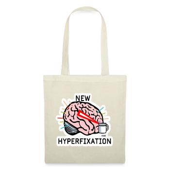 Hyperfix Brain Laser - Tote Bag - red - Front