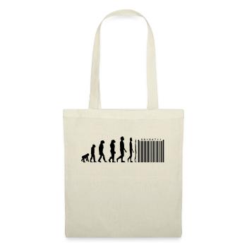 Evolution Strichcode - Stoffbeutel - Rot - Vorne