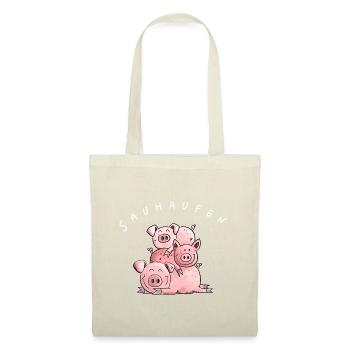 Little Booze I Fun Shirt Porc Animaux - Sac en tissu - rouge - Devant