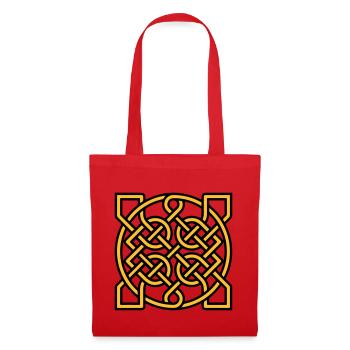 Knot pattern - Tote Bag - red - Front