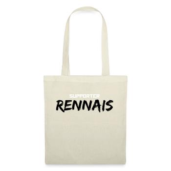 Supporter Rennais - Fan de sport et de Rennes - Sac en tissu - rouge - Devant