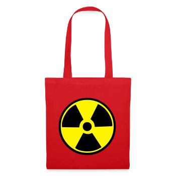 Radioactive Warning - Tote Bag - red - Front