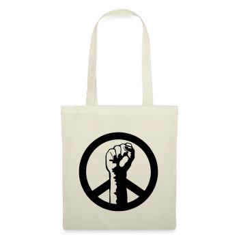 peace power - Tote Bag - red - Front