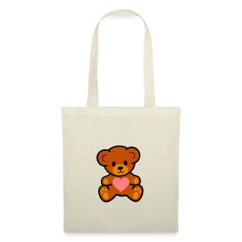 cute teddy bear - Tote Bag - red - Front
