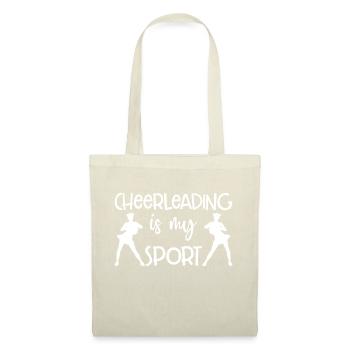Cheerleading Is My Sport Cheerleader Gymnast Cheer - Stoffbeutel - Rot - Vorne