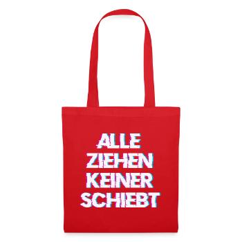 Hardtekk Tekk - Sac en tissu - rouge - Devant
