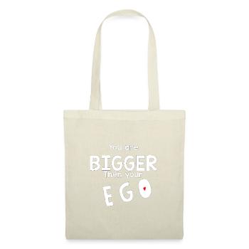 Bigger than your ego - Tote Bag - red - Front
