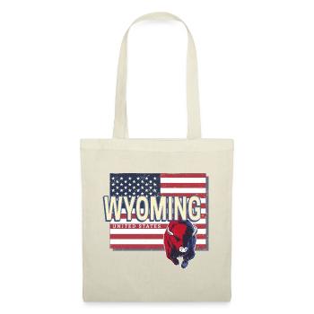 Wyoming United States Retro Map USA - Tote Bag - red - Front