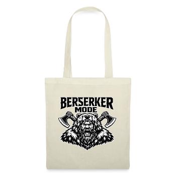 Haches à ours en mode Berserker - Sac en tissu - rouge - Devant
