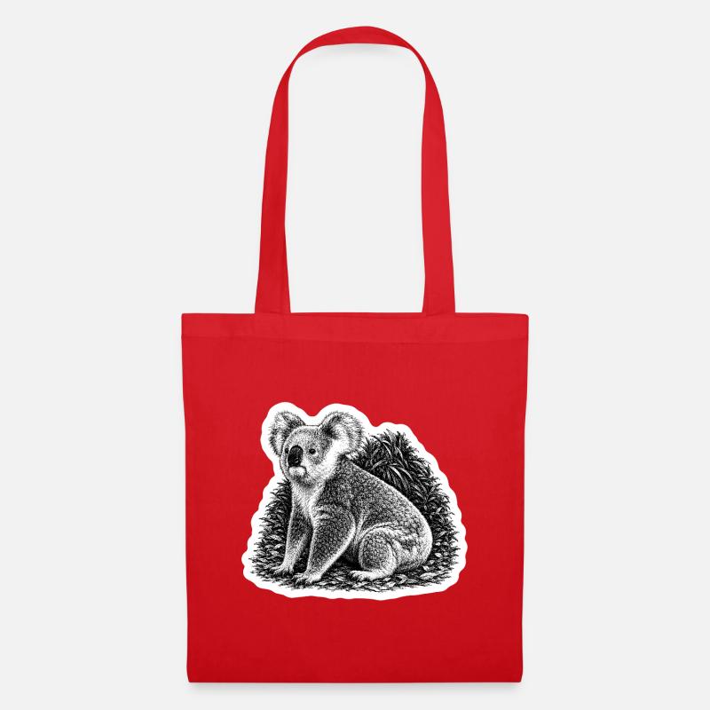 Koala - Stoffbeutel - Rot