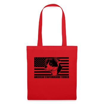 American Stafford © - Sac en tissu - rouge - Devant