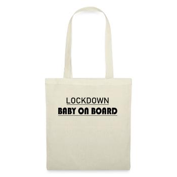 Grossesse Baby shower Babyshower Boy Girl - Sac en tissu - rouge - Devant