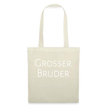 Grosser Bruder - Stoffbeutel - Natur - Vorne