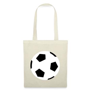 Ballon de football - Sac en tissu - rouge - Devant