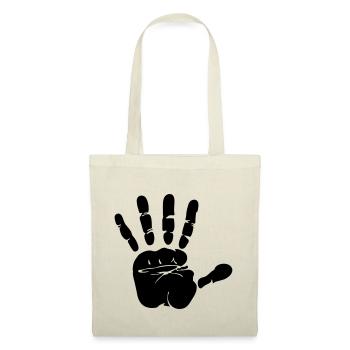 hand print - Tote Bag - red - Front