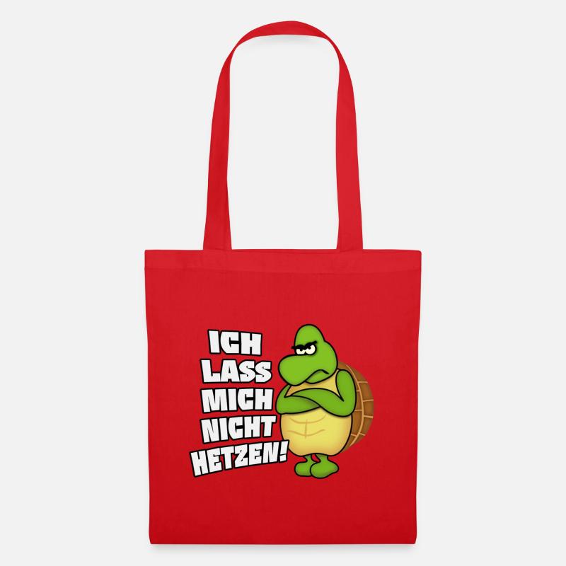 I let not rush me! - Tote Bag - red