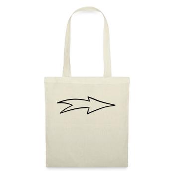 Arrow icon - Tote Bag - red - Front