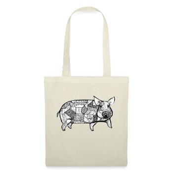pig sweet pigs pigs animal animals 12 - Tote Bag - red - Front