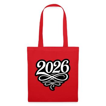 2026 year - Tote Bag - red - Front