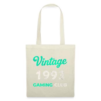 Vintage 1993 – Année de naissance rétro du Gaming Club - Sac en tissu - rouge - Devant