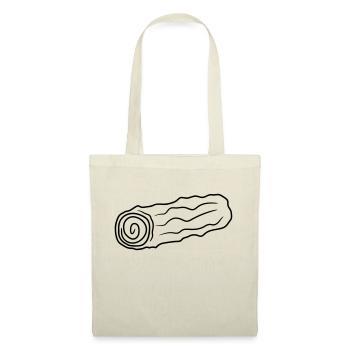 silhouette bois plancher bois de chauffage huette holzscheit couenne - Sac en tissu - rouge - Devant
