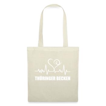 Heartbeat Thüringer Becken - Stoffbeutel - Rot - Vorne