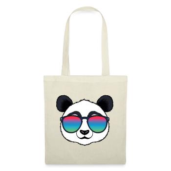 Panda Rainbow Sunglasses - Tote Bag - red - Front