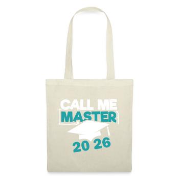 Master 2026 Graduation Graduation - Tote Bag - red - Front