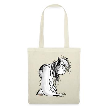 Gypsy Cob - Irish Cob - Pinto – Horse - Tote Bag - red - Front