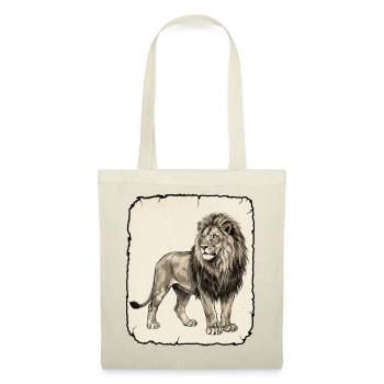 Lion Africa Reggae - Sac en tissu - rouge - Devant