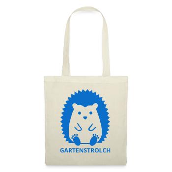 Minimalistisches Gartenstrolch Design - Stoffbeutel - Rot - Vorne