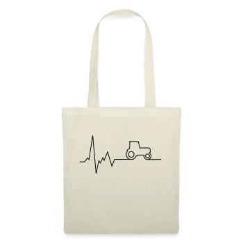 Remorqueur Heartbeat - Sac en tissu - rouge - Devant