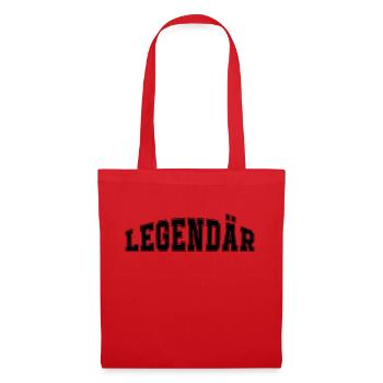 Légendaire - Sac en tissu - rouge - Devant