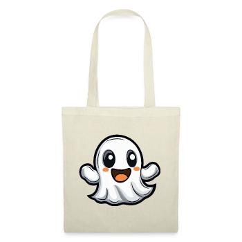 Geist Halloween Niedlich Comic - Stoffbeutel - Rot - Vorne