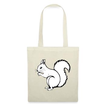 Squirrel T-shirt Gift Nature Lover - Tote Bag - red - Front